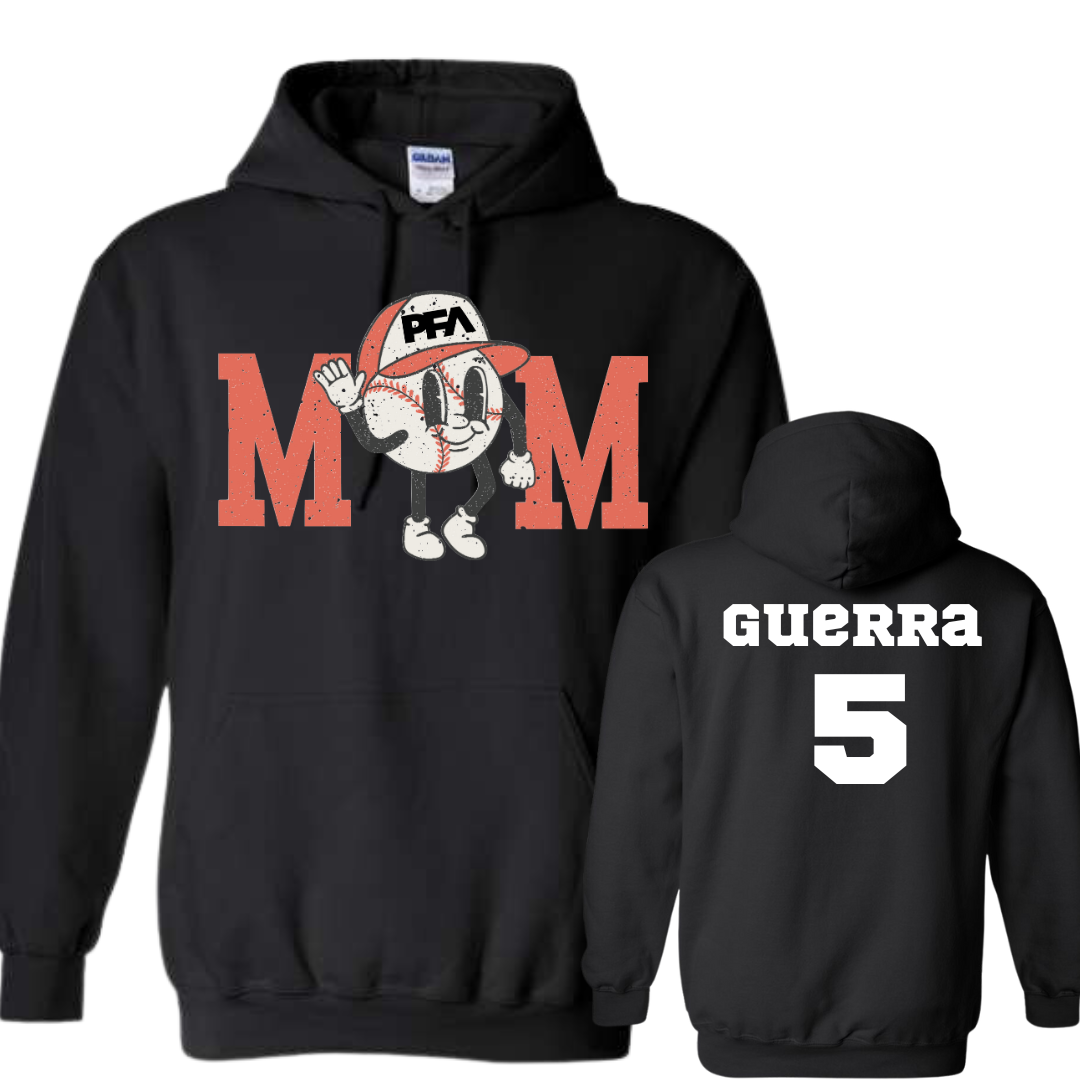 PFA California mom with baseball Hoodie