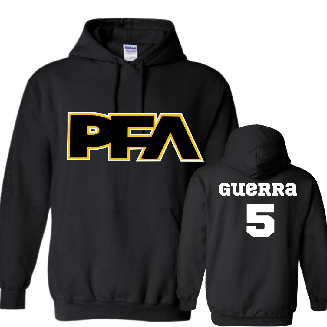 PFA Black Logo Hoodie