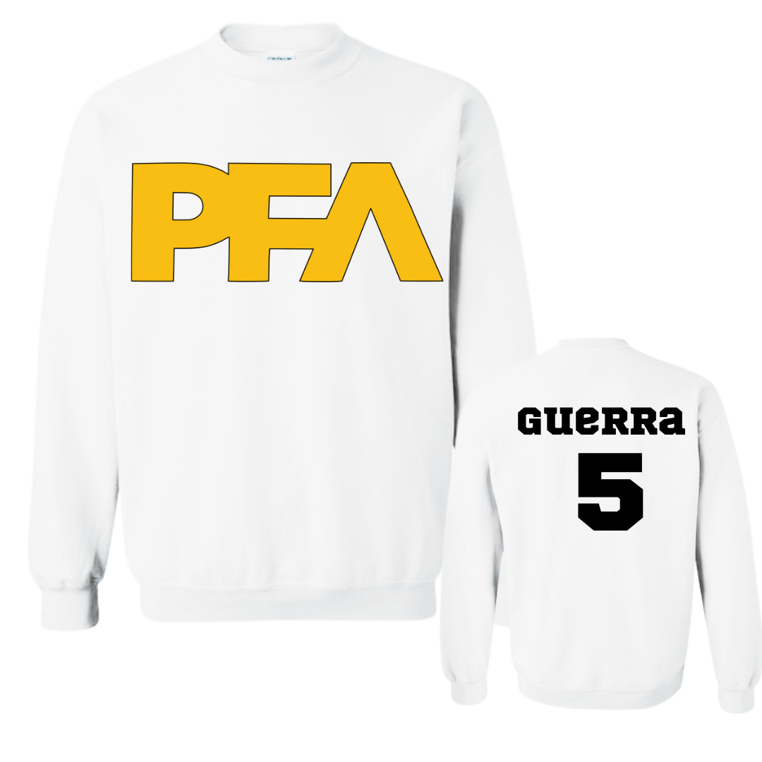 PFA Yellow Logo Crew Neck Sweatshirt