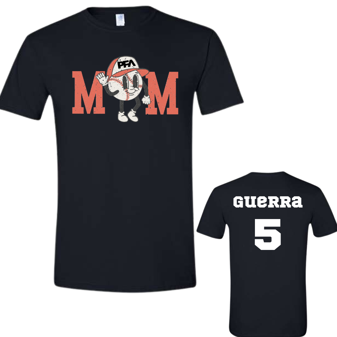 PFA California mom with Baseball T- Shirt