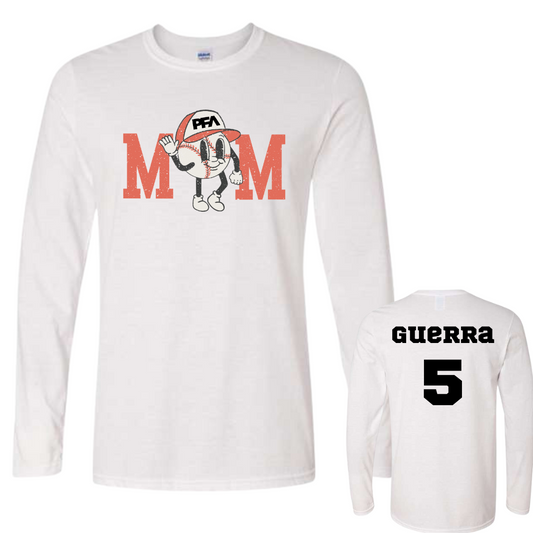 PFA California Mom with Baseball Long Sleeve