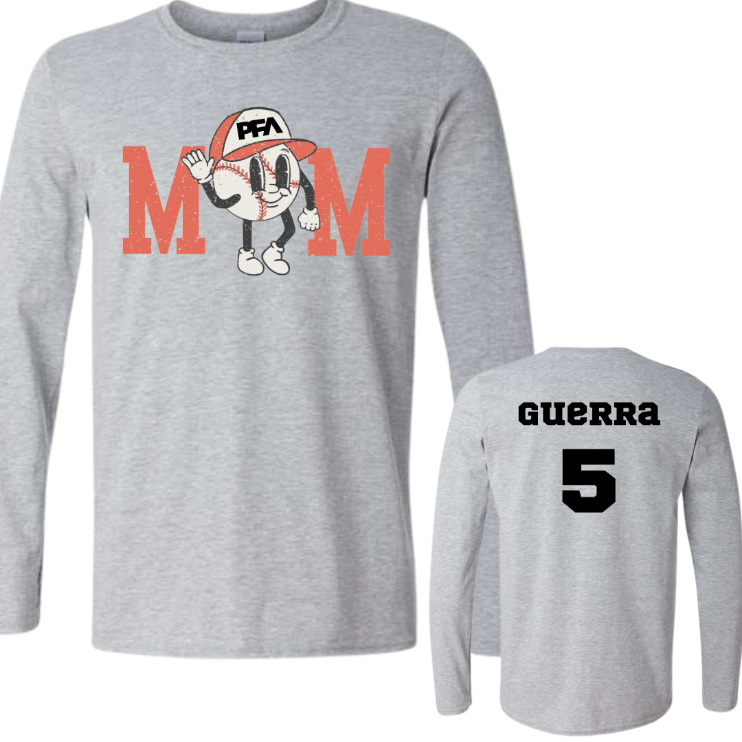 PFA California Mom with Baseball Long Sleeve