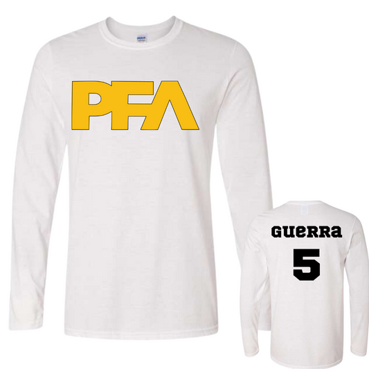 PFA Yellow Logo Long Sleeve